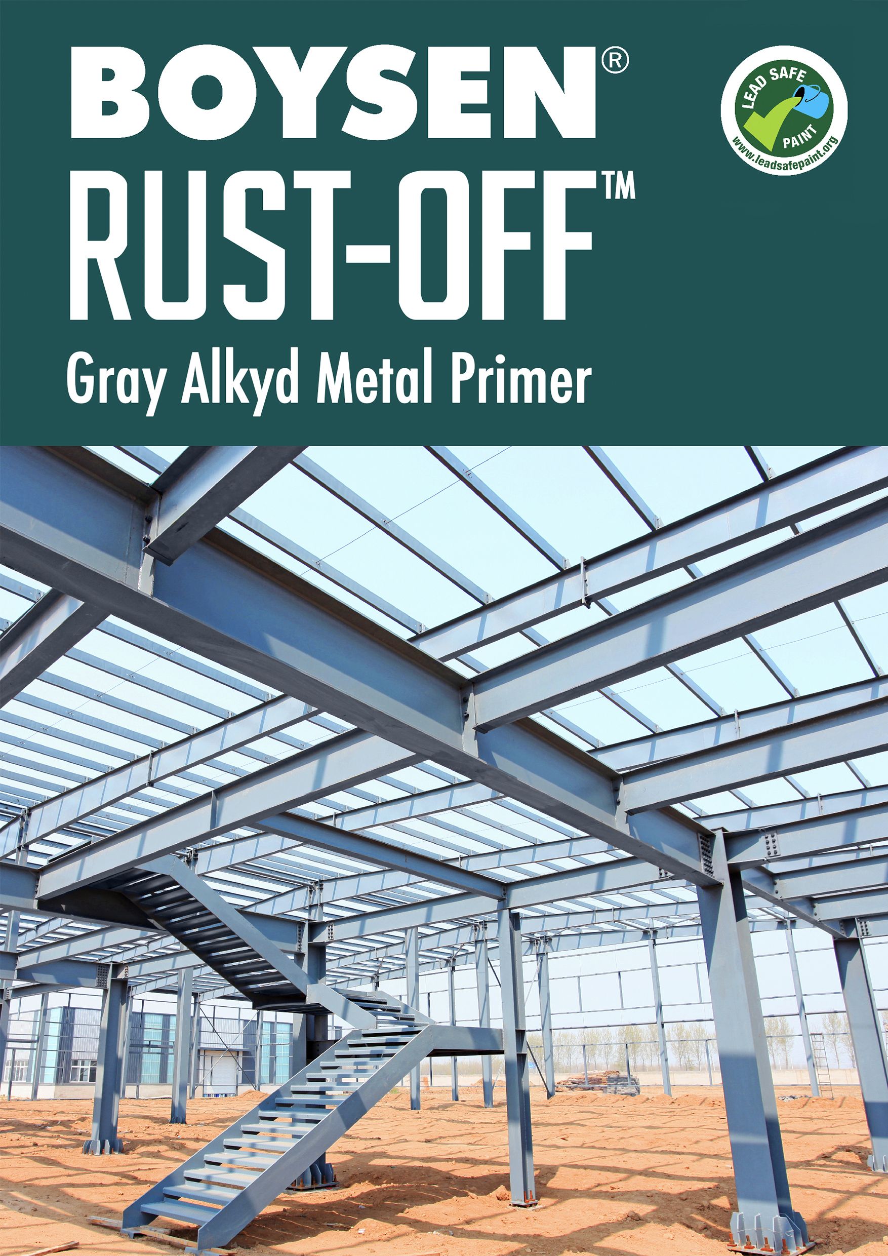 BOYSEN Rust-Off B‑330 Gray Alkyd Metal Primer | Pacific Paint (BOYSEN ...